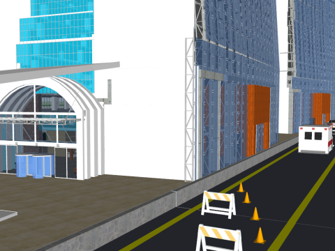 Marina bay sands Singapore Modello 3D