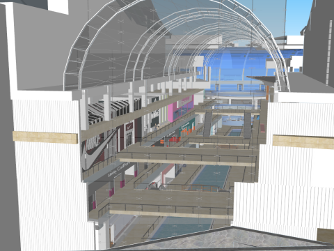 Marina bay sands Singapore Modello 3D