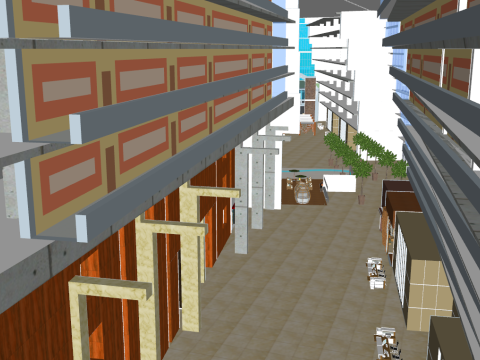 Marina bay sands Singapore Modello 3D
