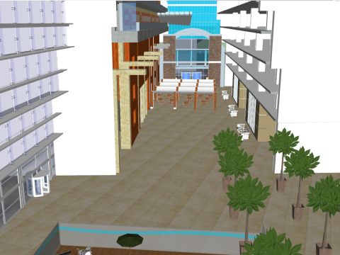 Marina bay sands Singapore Modello 3D