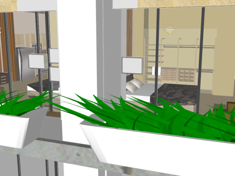 Marina bay sands Singapore Modello 3D