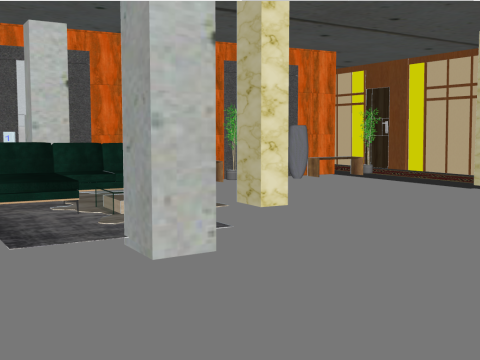 Marina bay sands Singapore Modello 3D