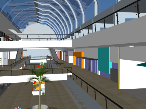 Marina bay sands Singapore Modello 3D
