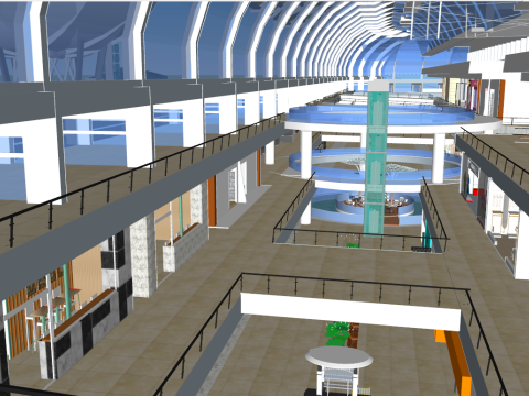 Marina bay sands Singapore Modello 3D
