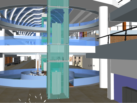 Marina bay sands Singapore Modello 3D