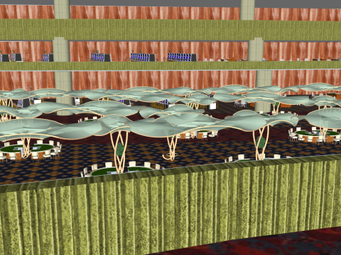 Marina bay sands Singapore Modello 3D