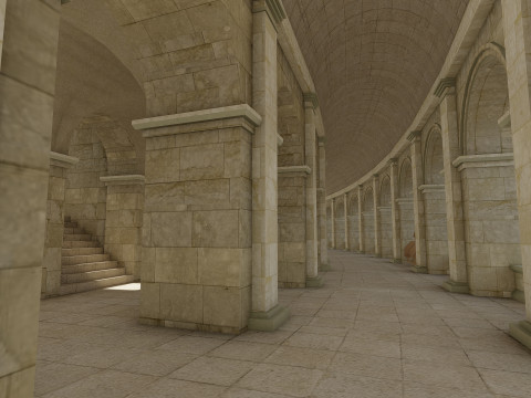 Colosseum and Temple of Venus and Roma 3D 모델
