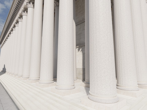 Colosseum and Temple of Venus and Roma 3D 모델