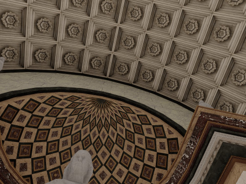 Colosseum and Temple of Venus and Roma 3D 모델