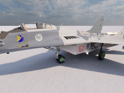 Mig 29 jet fighter 3D Модель