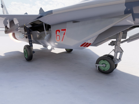 Mig 29 jet fighter 3D Модель