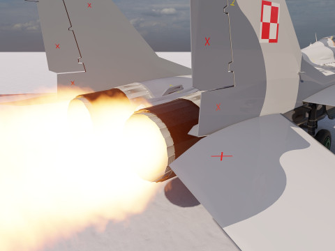 Mig 29 jet fighter 3D Модель
