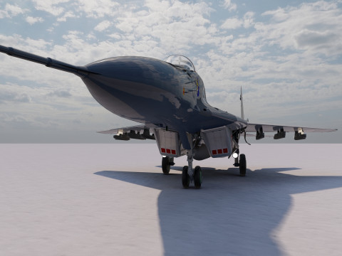 Mig 29 jet fighter 3D Модель