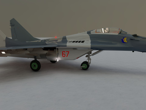 Mig 29 jet fighter 3D Модель
