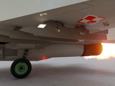 Mig 29 jet fighter 3D Модель