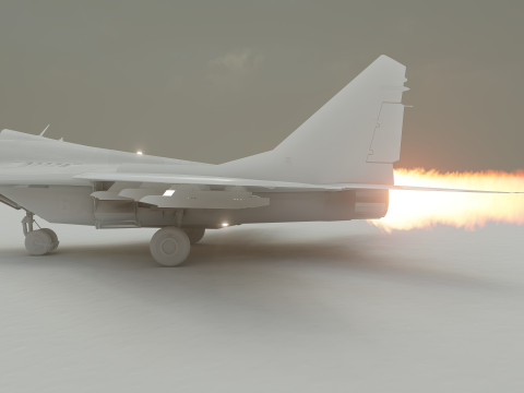 Mig 29 jet fighter 3D Модель