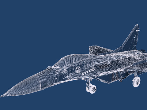 Mig 29 jet fighter 3D Модель