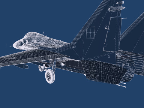 Mig 29 jet fighter 3D Модель