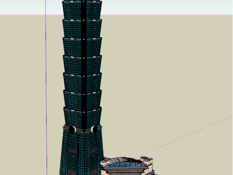 TAIPEI 101 Model 3D