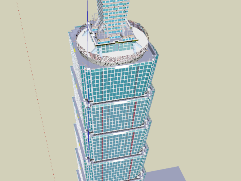TAIPEI 101 Model 3D