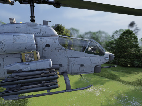 Bell AH-1 Super 3D 模型