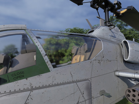 Bell AH-1 Super 3D 模型