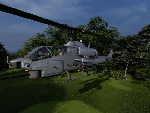 Bell AH-1 Super 3D 模型