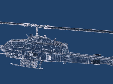 Bell AH-1 Super 3D 模型