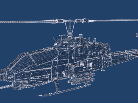 Bell AH-1 Super 3D 模型