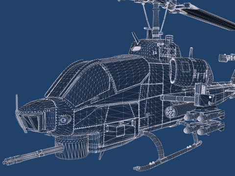 Bell AH-1 Super 3D 模型