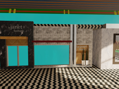 Terminal 4 do aeroporto de Barajas com interior Modelo 3D