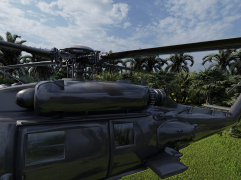 Sikorsky UH-60 Blackhawk 3D Model