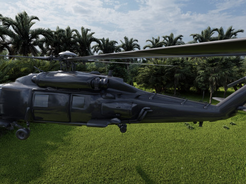 Sikorsky UH-60 Blackhawk 3D Model