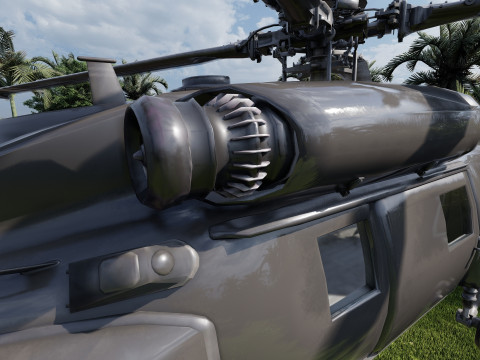 Sikorsky UH-60 Blackhawk 3D Model
