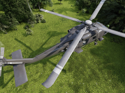 Sikorsky UH-60 Blackhawk 3D Model