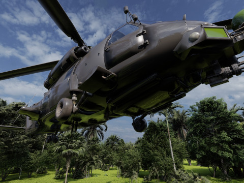 Sikorsky UH-60 Blackhawk 3D Model