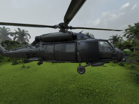 Sikorsky UH-60 Blackhawk 3D Model