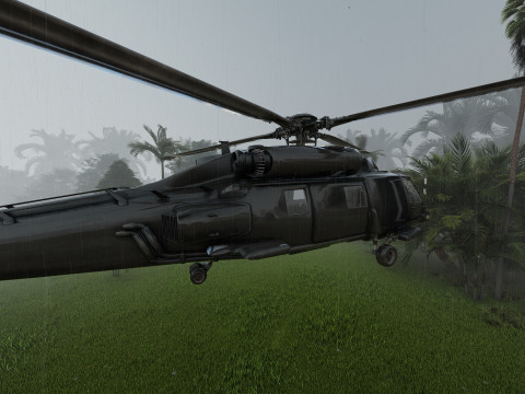 Sikorsky UH-60 Blackhawk 3D Model