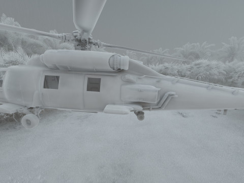 Sikorsky UH-60 Blackhawk 3D Model