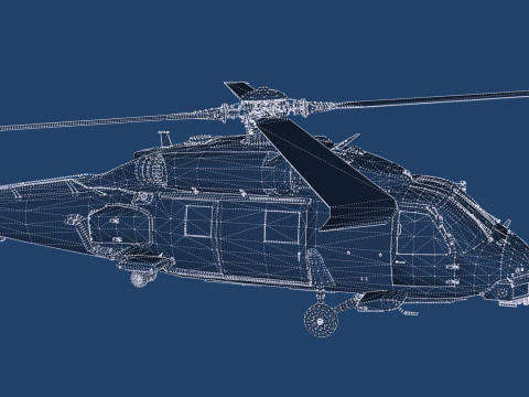 Sikorsky UH-60 Blackhawk 3D Model