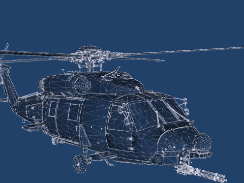 Sikorsky UH-60 Blackhawk 3D Model