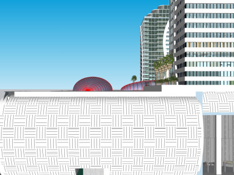 Conceptual mix use building 3Dモデル