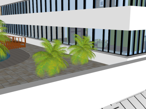 Conceptual mix use building 3Dモデル