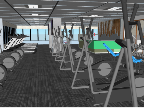 Conceptual mix use building 3Dモデル