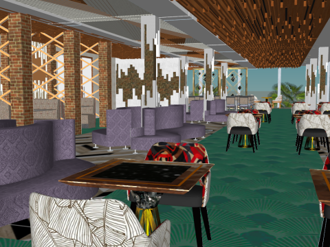Conceptual mix use building 3Dモデル