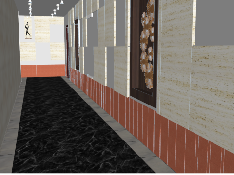 Conceptual mix use building 3Dモデル
