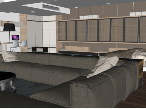 Conceptual mix use building 3Dモデル