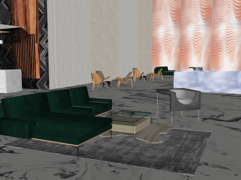 Conceptual mix use building 3Dモデル