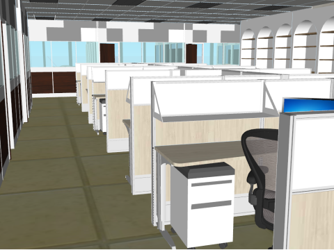 Conceptual mix use building 3Dモデル