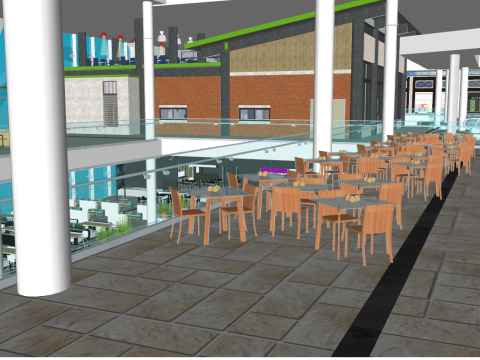 Conceptual mix use building 3Dモデル